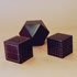 geometrical boxes with dot inlay